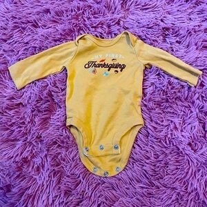 First Thanksgiving Newborn Onesie